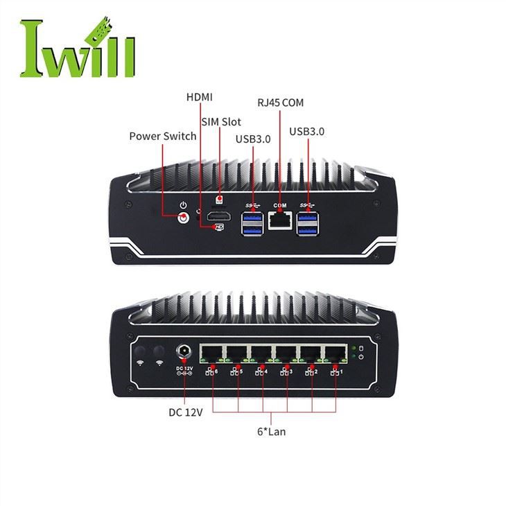 6 LAN Mini Pc
