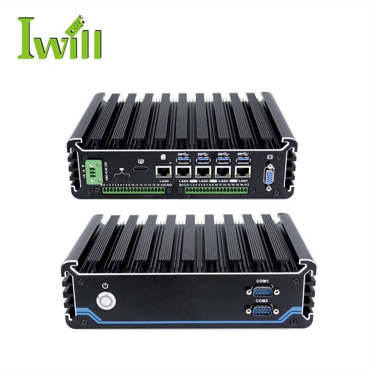 POE সহ I3 I5 I7 ইন্ডাস্ট্রিয়াল পিসি